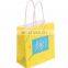 China gold supplier wholesale customized shopping bag colored paper rope handle kraft paper bag