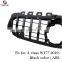 GT R style front bumper grille mesh for Mercedes Benz A class W177 ABS grill