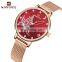 NAVIFORCE NF5011 Women's Luxury Luscious Butterfly Pattern Watches Stainless Steel Japan Quartz Ladies Girl Wrist Watch