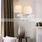 Lovely design nordic glass shade down wall mounted led wall lighting bedroom decorative lighting fixture resin wall lamps