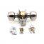Satin stainless steel cylindrical round knob set entry privacy cylinder lockset door lock, cheapest cerraduras