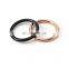 Factory Custom Metal O Ring Zinc Alloy Round Ring Circle Line For Handbag