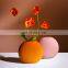 Colorful Oval Vases Ornaments Delicate Hand-painted Flower Round Vases For Home Decoration