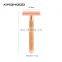 Mens Razor Double Edge Shaving Razor Blade Custom Wooden Handle Safety Razor