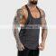 Custom Sports Muscle Bodybuilding Dry Fit Plain Tank Tops Gym Running Singlets Stringer tanktop