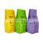 Food grade aluminum foil coffee packaging zipper pouch 250g flat bottom coffee tea bags with valve
