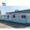 WZH Prefabricated 20ft flat pack container house modular building as office field camp hospital