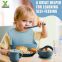 Baby Feeding Kit - Complete and multilevel - 10 baby guided weaning silicone supplies including food capture bib