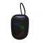 2024 New Products Outdoor IPX 6 Waterproof Colorful LED Light Fabric Bluetooth 5.3 Wireless Speaker