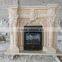 High Quality Unique Design Indoor Cultured Marble Fireplace