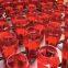 Fabricante de velas de pvc para tumbas, velas en botella para iglesias, frascos para velas conmemorativas, gránulos de compuesto de PVC