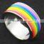 cheap wholesale stainless steel Rainbow ring