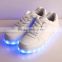 Both girls boys USB charging luminous LED sports shoes for children running shoes