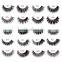 100% real siberian mink fur strip false eyelashes/ horse fur lash, Luxury packages high quality,2016 new fashion style