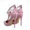 Pink pumps designer shoes wholesale price factory price shoes pump shoes women 2016 super high heels