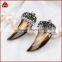 Personalized handmade ox horn fashion tiger eye pendant, hot jewelry trends 2015, cheap unique jewelry