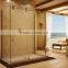 Frameless glass bathroom shower door