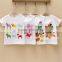 Cheap wholesale cotton kids t shirt printing white t shirt