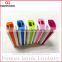 2016 New design colorful fashion mobile phone chargers 2600mah portable mobile power bank