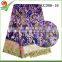 High Quality Veritable Wax Block Ankara Fabric With Embroidery Cord Lace African Prints Hollandaise Wax Fabric