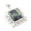 Ocean Jasper pendant 925 sterling silver jewellery wholesale Indian semi precious jewellery