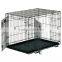 Folding Wire Double Dog Cage