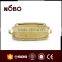 S/S 410 gold color plate with double handle