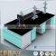 chemical resistant lab island bench top furniture