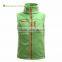 OEM factory customized design children embroidery polar fleece vest waistcoat