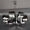 Modern Style Chandelier Lamp/Premium Quality Chromed Pendant Lamps/ With Lampshade Hunging Lighting