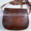 Real Leather Vintage Messenger Shoulder Ladies Bag Purse Satchel Sling Cross Body Bag Genuine Leather Shopping Carry Bag
