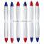 double sides two color twist ball pen for promotional gift