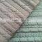 Fashion polyester stripe embroidered thermal padded fabric with quilting for down coats/jacket