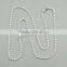 2.4mm Plated Plated Brass Ball Necklace Chain