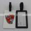 Wholesale standard size pvc blank luggage tag