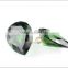 top quality Wuzhou synthetic gemstone fair color pear cut emerald cz stone