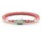 customizable diy magnetic leather bracelet Children's