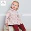 DB2796 dave bella 2016 spring infant coat baby printed coat girls outwear coat girls winter warm coat baby high quality jacket