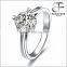 Women's 925 Sterling Silver Sparkling Cubic Zirconia Ring Jewellery
