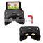 2016 New product VR glasses 3D virtual Reality Box Glass Google Card Helmet for Smart phone iphone6