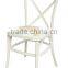 plastic crossback dining chair