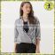 Women Fashion Loose Sty Long Sleeve Printed Stripe Chiffon Shirts                        
                                                Quality Choice