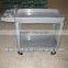 Service cart/service trolley with 4 wheels