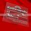 plastic garment accessory soft pvc waterproof label for clothing