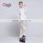 Women's fashion transparent plastic body take library raincoat