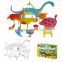 Happy diy 3D puzzle painting Animal toy ECO paper