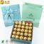 Luxury decorative empty cardboard candy chocolate boxes