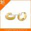 Plated gold fashion men ear expander body jewelry