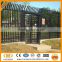 Polyester painted euro palisade fence,galvanized palisade fencing