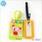 Guangzhou outlet bags souvenirs wholesale 3d luggage tag soft pvc baggage tag